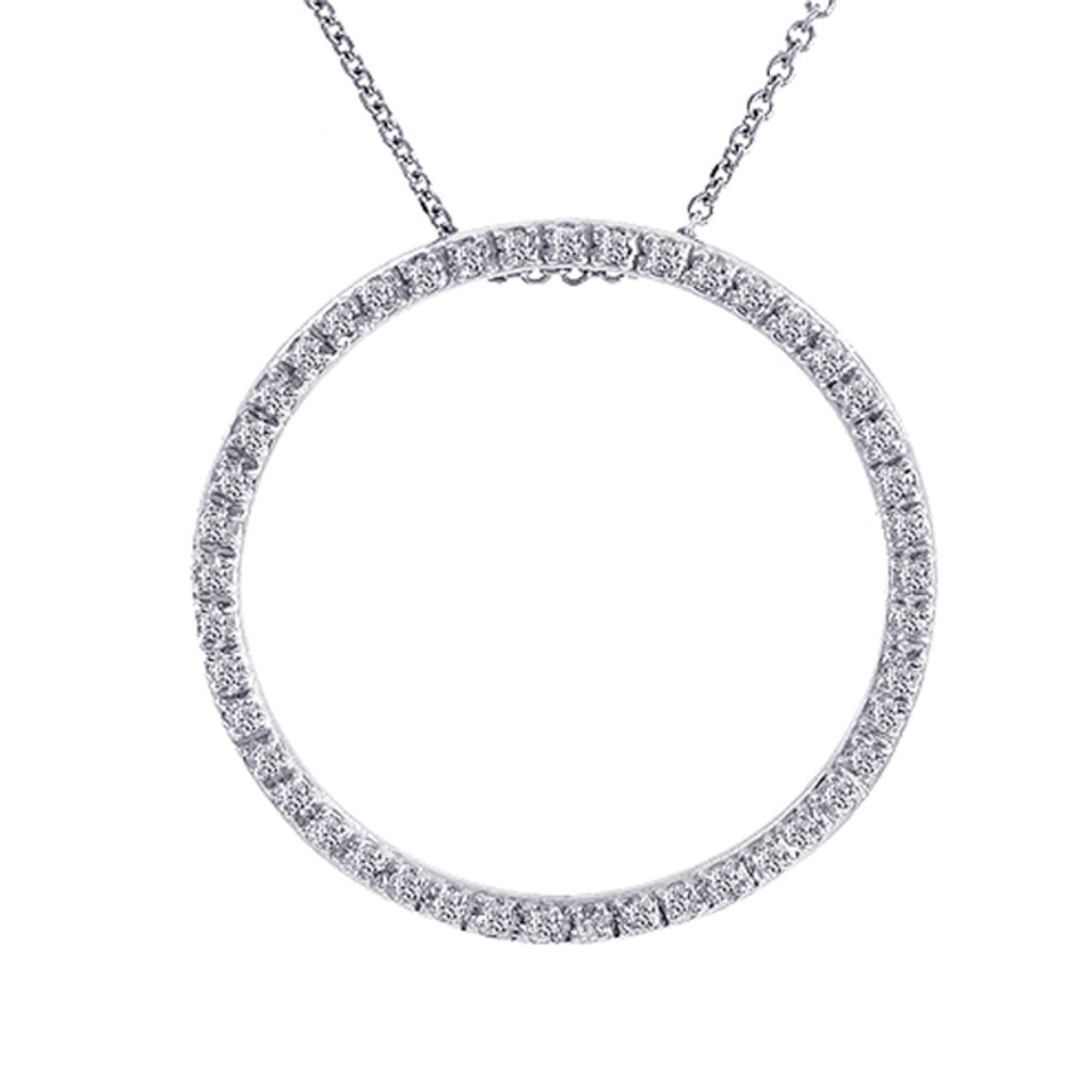 045 Carat Diamond Sparkling Eternity Pendant 598$